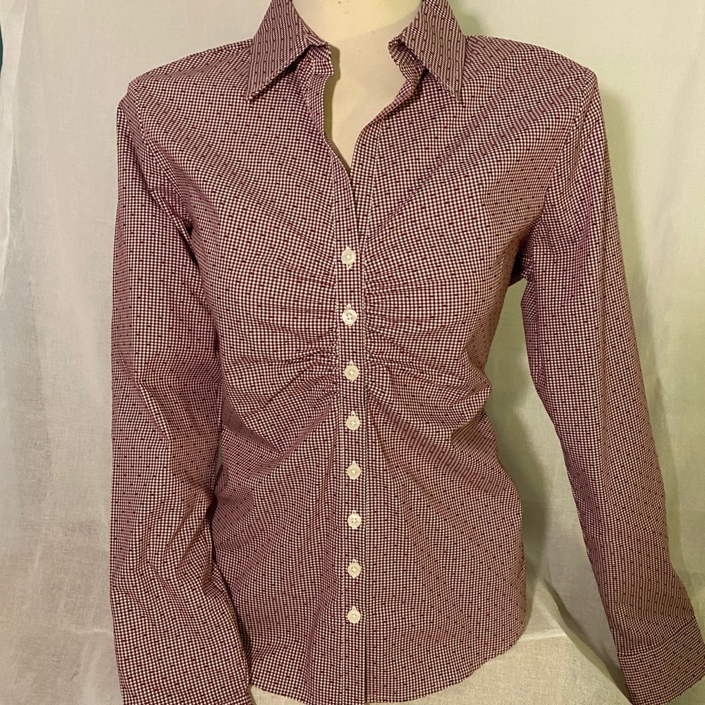 Maroon Van Heusen Button Down